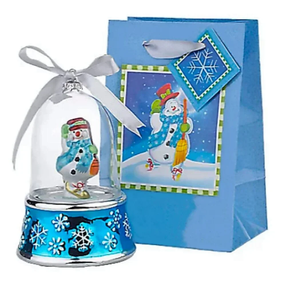 MR. CHRISTMAS VINTAGE SET OF 6 MUSICAL HAND PAINTED DOME BELL ORNAMENTS QVC NWT - Picture 11 of 13